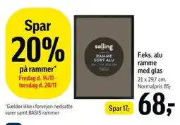 Føtex Spar 20% på rammer tilbud