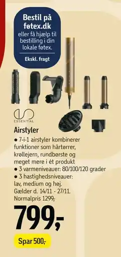 Føtex Airstyler, DKK 799 tilbud
