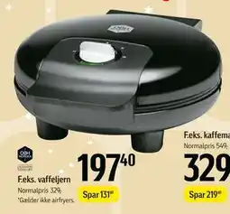 Føtex vaffeljern, DKK 197.4 tilbud