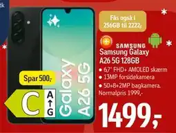 Føtex Samsung Galaxy A26 5G 128GB, DKK 1499 tilbud