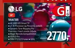 Føtex LG 50UA7300, DKK 2770 tilbud