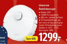 Føtex Robotstøvsuger, DKK 1299 tilbud
