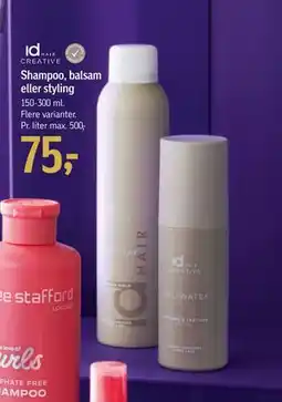 Føtex Shampoo, balsam eller styling, DKK 75 tilbud