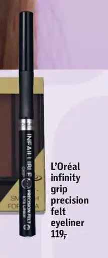 Føtex L’Oréal infinity grip precision felt eyeliner, DKK 119 tilbud