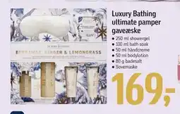 Føtex Luxury Bathing ultimate pamper gaveæske, DKK 169 tilbud