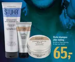 Føtex Stuhr shampoo eller styling, DKK 65 tilbud