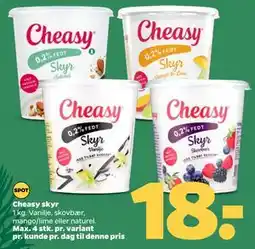 Netto Cheasy skyr, DKK 18 tilbud