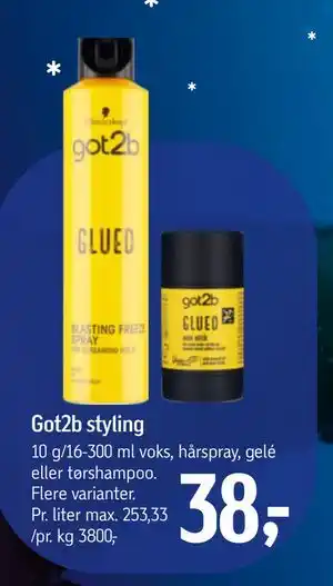 Føtex Got2b styling, DKK 38 tilbud