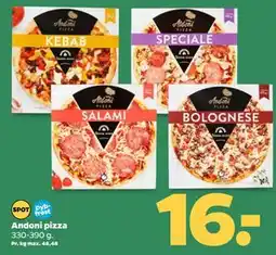 Netto Andoni pizza, DKK 16 tilbud