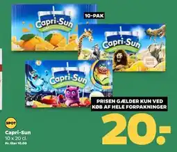 Netto Capri-Sun, DKK 20 tilbud