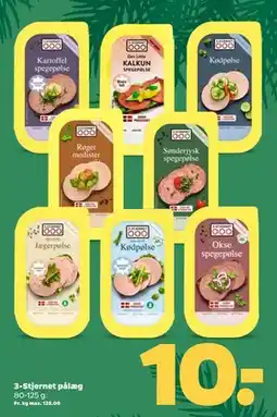 Netto 3-Stjernet pålæg, DKK 10 tilbud