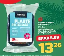 Netto Hanegal økologisk plantepostej, DKK 13.26 tilbud