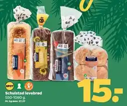 Netto Schulstad levebrød, DKK 15 tilbud