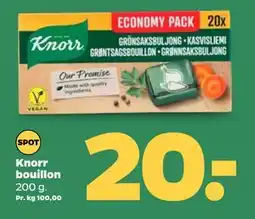 Netto Knorr bouillon, DKK 20 tilbud