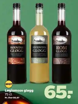 Netto Løgismose gløgg, DKK 65 tilbud
