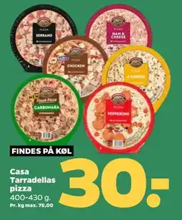 Netto Casa Tarradellas pizza, DKK 30 tilbud