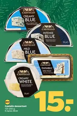 Netto Castello dessertost, DKK 15 tilbud