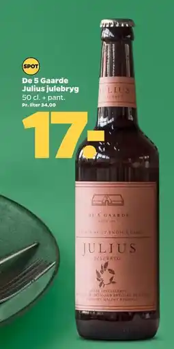 Netto De 5 Gaarde Julius julebryg, DKK 17 tilbud