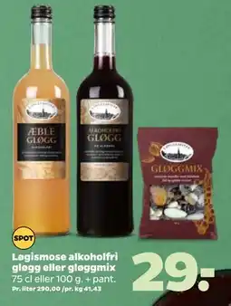 Netto Løgismose alkoholfri gløgg eller gløggmix, DKK 29 tilbud
