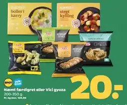 Netto Næmt færdigret eller Vici gyoza, DKK 20 tilbud