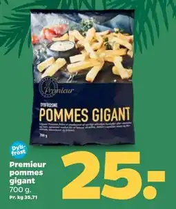 Netto Premieur pommes gigant, DKK 25 tilbud