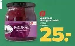 Netto Løgismose økologisk rødkål, DKK 25 tilbud