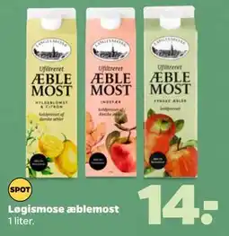 Netto Løgismose æblemost, DKK 14 tilbud
