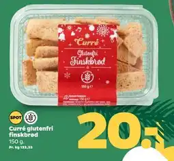 Netto Curré glutenfri finskbrød, DKK 20 tilbud
