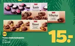Netto Toms chokoladeæske, DKK 15 tilbud