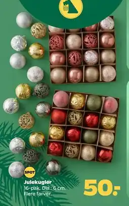 Netto Julekugler, DKK 50 tilbud