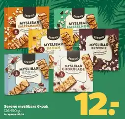Netto Sereno myslibars 6-pak, DKK 12 tilbud