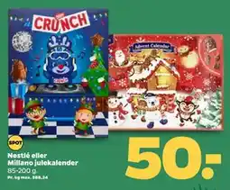 Netto Nestlé eller Millano julekalender, DKK 50 tilbud