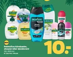 Netto Palmolive håndsæbe, shower eller deodorant, DKK 10 tilbud