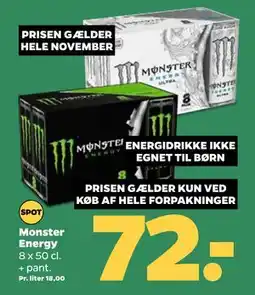 Netto Monster Energy, DKK 72 tilbud