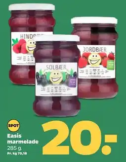 Netto Easis marmelade, DKK 20 tilbud