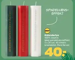 Netto SPINDELVÆVSEFFEKT, DKK 40 tilbud