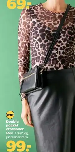 Netto Double pocket crossover, DKK 99 tilbud