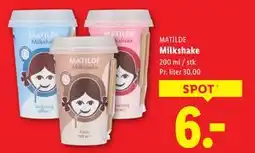 Lidl Milkshake, DKK 6 tilbud