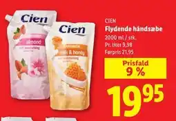 Lidl Flydende håndsæbe, DKK 19.95 tilbud