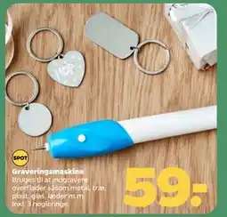 Netto Graveringsmaskine, DKK 59 tilbud