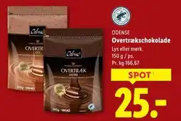 Lidl Overtrækschokolade, DKK 25 tilbud