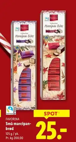 Lidl Små marcipanbrød, DKK 25 tilbud