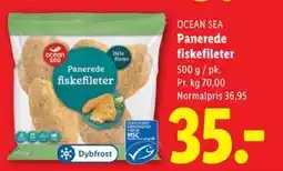 Lidl Panerede fiskefileter, DKK 35 tilbud
