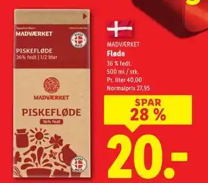 Lidl Fløde, DKK 20 tilbud