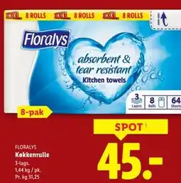 Lidl Køkkenrulle, DKK 45 tilbud