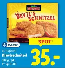 Lidl Djævleschnitzel, DKK 35 tilbud