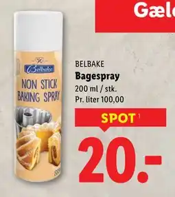Lidl Bagespray, DKK 20 tilbud