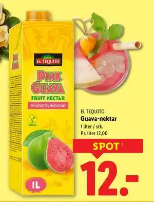 Lidl Guava-nektar, DKK 12 tilbud