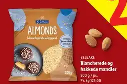 Lidl Blancherede og hakkede mandler, DKK 25 tilbud