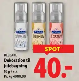 Lidl Dekoration til julebagning, DKK 40 tilbud